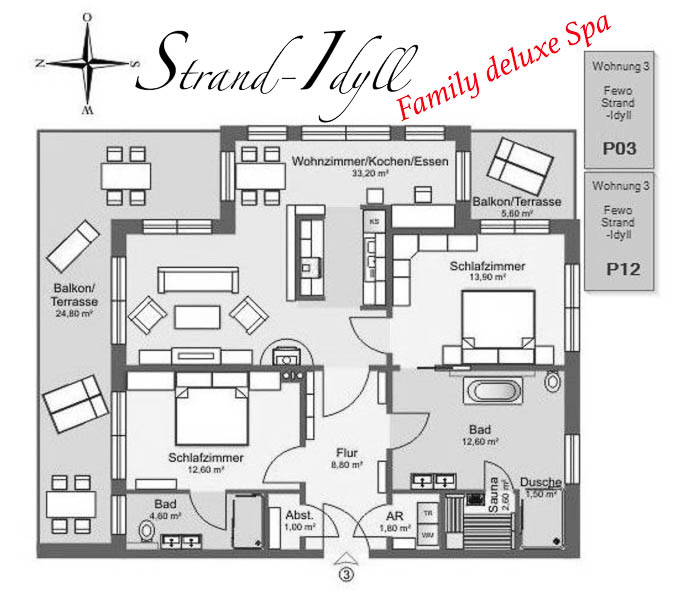 Familiy deluxe Spa für 4 Personen